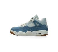 Air Jordan 4 Retro Tex W "Denim" - Size: 42.5 Sail/Sail-Gum lt Brown-Worn Blue-Metallic Gold