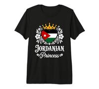 Jordanian Princess Jordan Flag Proud Jordanian Girl Premium T-Shirt