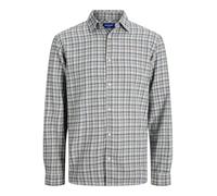 JACK&JONES - JORJOSHUA FLANNEL CHECK SHIRT LS LN skyway - Gr. - XL
