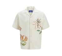 Jack & Jones - Bekleidung JORLUKE RETIRO AOP SHIRT SS SE25 - weiß - Größe S S weiß