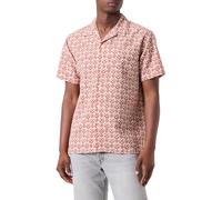 JACK&JONES Herren JORLUKE Seersucker Resort SHIRT SS LN Kurzarmhemd, Maple Syrup, M