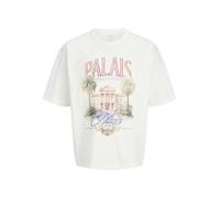 JACK&JONES - JORMENTON PHOTO TEE SS CREW NECK Snow White - Gr. - M