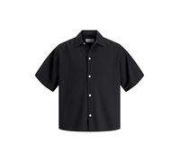 JACK & JONES Regular Fit Freizeithemd mit Strukturmuster Modell 'MONTAUK' in Black, Größe XL