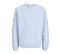 Jack & Jones Sweatshirt JORNORREBRO EMB SWEAT CREW NOOS Herren Logo-Print Cashmere Blau Gr. XXL