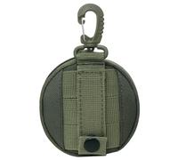 Jorzer Schlüsseltasche Gürteltasche mit Clip Nylon-Schlüsseltasche tragbares Outdoor-Mini-Portemonnaie mit Reißverschluss rundes Herren-Münztäschchen Schlüsseltasche für Reisen und Sport