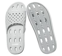 Josaywin Badelatschen Damen Badeschlappen rutschfeste Leichte Bequeme Eva Duschhausschuhe Sommer Badelatschen Unisex Badeschuhe Schlappen Grau Gr.41