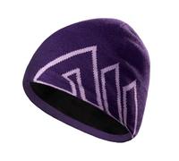 Joscoal Merino Mütze Beanie Merinowolle Hat Weich Warm Wintermütze Stretch Sportmütze, Bequem Strickmütze Atmungsaktive Wool Haube Geschenke für Damen & Herren, Violett