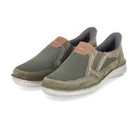 Slipper JOSEF SEIBEL "New Anvers 25, bosco-kombi", Herren, Gr. 42, grün (bosco, kombi), Obermaterial: 80% Rindsleder Leather cow. 20% Textilmaterial TEXMAT., Schuhe Slipper (82566257-42) bosco, kombi