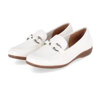 Josef Seibel 7483468/000 Damen Mokassins/Bootsschuhe Glattleder in Weiss - Gr. 40