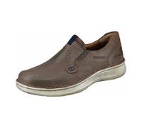 Josef Seibel Herren Slipper Alan 01,Weite K (Extra weit),Wechselfußbett,freitzeitschuhe,offener einschlupf,Slides,Braun (Vulcano-Kombi),43 EU
