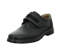 Josef Seibel Herren Kletthalbschuhe Alastair 02 – Weite K, Wechselfußbett, Klett schwarz 46 EU