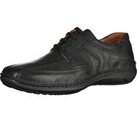 Josef Seibel Herren Schnürschuh Anvers 08 – Komfort Echtleder – Schwarz Größe 42
