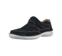 Josef Seibel Herren Kletthalbschuhe New Anvers 81,Weite K (Extra weit),Wechselfußbett,Sportschuhe,Klettverschluss,dunkelblau,46 EU