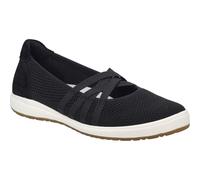 Josef Seibel Damen Klassische Ballerinas Caren 67,Weite G (Normal),Wechselfußbett,Ausgehschuhe,Abendschuhe,Slip-ons,schwarz,43 EU