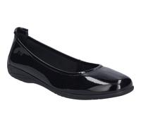 Josef Seibel Damen Ballerina Fenja 01 – Schwarz, Weite G (Normal) – Größe 42