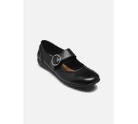 Josef Seibel Damen Riemchenballerinas Fenja 18, Frauen Flats,Weite G (Normal),Ballerinen,Pumps,Halbschuhe,Slipper,Black-Black,37 EU