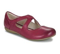 Riemchenballerina JOSEF SEIBEL "Fiona 72", Damen, Gr. 37, lila (beerenfarben), Leder, Schuhe Riemchenballerina, Spangenschuh, Halbschuh, Festtagsschuh mit Klettverschluss (95849523-37) beerenfarben