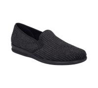 Josef Seibel Herren-Pantoffeln Belfort 122 - Weite G, kuschelig warm, schwarz, Gr. 39 EU