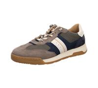 Slip-On Sneaker JOSEF SEIBEL "Blake 02", Herren, Gr. 44, blau, multi, Leder, Textil, Veloursleder, kontrastfarbene Details, Schuhe, Schnürschuh, Halbschuh, Freizeitschuh in Schuhweite H (=sehr weit) (