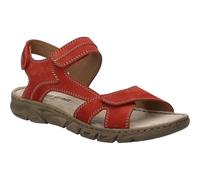 Sandale JOSEF SEIBEL "Brenda 03", Damen, Gr. 39, rot (rubinrot), Leder, casual, Schuhe, mit Lederinnenausstattung (88076204-39) rubinrot