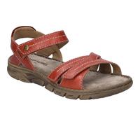 Sandale JOSEF SEIBEL "Brenda 06" Gr. 39, rot Damen Schuhe Plateau Sandaletten Sommerschuh, Sandalette, Plateauabsatz, mit Klettverschluss (88637766-39)