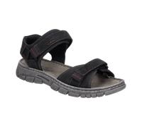 Josef Seibel Herren Klassische Sandalen Brendan 01,Weite G (Normal),Freizeitschuhe,offene Schuhe,Strandschuhe,bequem,schwarz,41 EU