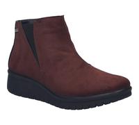 Stiefelette JOSEF SEIBEL "Calais 54, bordeaux", Damen, Gr. 41, rot (bordeaux), Obermaterial: 100% Textilmaterial TEXMAT., Schuhe Stiefelette (26201911-41) bordeaux