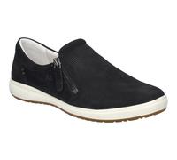 Josef Seibel Damen Slipper Caren 22,Weite G (Normal),Wechselfußbett,Mokassins,Halbschuhe,Slides,Schlupfschuhe,Loafer,schwarz,39 EU