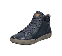 Josef Seibel Damen High-Top Sneaker Claire 11,Weite G (Normal),Wechselfußbett,Freizeitschuhe,Turnschuhe,Laufschuhe,Blau (Ocean),36 EU