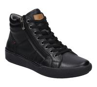 Josef Seibel Damen High-Top Sneaker Claire 11,Weite G (Normal),Wechselfußbett,straßenschuhe,Strassenschuhe,Schwarz (Black-Black),38 EU