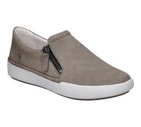 Josef Seibel Damen Slipper Claire 20,Weite G (Normal),Wechselfußbett,offener einschlupf,Mokassins,Halbschuhe,Slides,Loafer,grau,40 EU