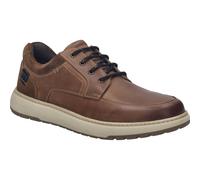 Sneaker JOSEF SEIBEL "Clayton 01", Herren, Gr. 42, braun (cognac), Leder, Schuhe, Schnürschuh, Komfortschuh mit Wechselfußbett (78249143-42) cognac