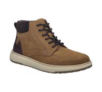 Schnürboots JOSEF SEIBEL "Clayton 03", Herren, Gr. 42, braun (camel, kombi), Leder, Nubukleder, Veloursleder, Casual, Schuhe, Schnürschuh, Komfortschuh mit Reißverschluss (20215338-42) camel, kombi