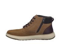 Josef Seibel Herren Sneaker Clayton.03,Weite G (Normal),Wechselfußbett,straßenschuhe,Strassenschuhe,Schnuerung,Camel-Kombi,45 EU