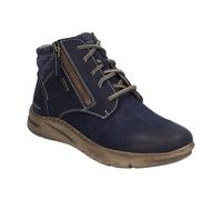 Josef Seibel Damen Schnürstiefeletten Conny 52,Weite G (Normal),Wechselfußbett,wasserdicht,Stiefel,Bootee,Booties,Ocean,42 EU