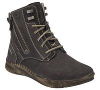 Josef Seibel Damen Schnürstiefeletten Conny 55,Weite G (Normal),Wechselfußbett,wasserdicht,uebergangsschuhe,Titan,40 EU