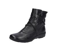 Josef Seibel Damen Ankle Boots Charlotte 11,Weite G (Normal),knöchelhoch,reißverschluss,Stiefel,Bootee,Booties,schwarz,42 EU