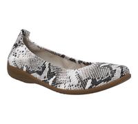 JOSEF SEIBEL Damen Ballerina Fenja 01 in weiss-schwarz EU40