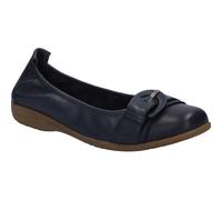 Ballerina JOSEF SEIBEL "Fenja 23, indigo", Damen, Gr. 37, blau (indigo), Obermaterial: 100% Rindsleder Leather cow., Schuhe Ballerina (99012211-37) indigo