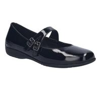 Josef Seibel Ballerina Fenja 35 – Rindsleder, Weite G, flach – Damen Schwarz Gr. 40