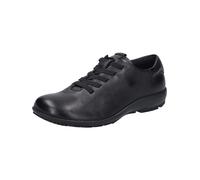 Schnürschuh JOSEF SEIBEL "Charlotte 01, black-black", Damen, Gr. 38, schwarz (schwarz, schwarz), Obermaterial: 100% Rindsleder Leather cow., Schuhe Schnürschuh (13598708-38) schwarz, schwarz
