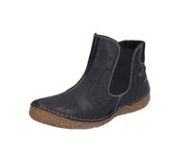 Josef Seibel Damen Chelsea Boots Fergey 63,Weite G (Normal),Wechselfußbett,Stiefel,Bootee,Booties,halbstiefel,schwarz,39 EU