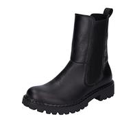 Josef Seibel Damen Chelsea Boots Marta 12,Weite G (Normal),Wechselfußbett,uebergangsstiefel,Schlupfstiefel,flach,Bootee,schwarz,38 EU