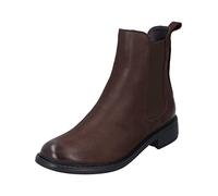 Josef Seibel Damen Chelsea Boots Selena 19,Weite G (Normal),Wechselfußbett,Schlupfstiefel,flach,Stiefel,Bootee,Booties,Braun (Moro),41 EU