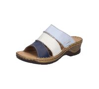 Pantolette JOSEF SEIBEL "Catalonia 86" Gr. 40, blau (ocean kombiniert) Damen Schuhe Pantoletten mit 4,5 cm Absatz (60784032-40)