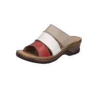 Josef Seibel Damen Clogs Catalonia 86, Frauen Slipper,Weite G (Normal),Sommerschuhe,sommerclogs,Pantoletten,Slip on,rot-Multi,38 EU