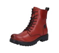 Josef Seibel Damen Combat Boots Marta 02,Weite G (Normal),Wechselfußbett,Kurzstiefel,uebergangsschuhe,uebergangsstiefel,rot,38 EU