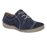 Josef Seibel Damen Sneaker Fergey 20,Weite G (Normal),Wechselfußbett,lace-up Shoes,Low-tie,schnürschuhe,schnürer,Ocean-Kombi,37 EU