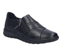 Josef Seibel Damen Businessschuhe Steffi.64,Weite G (Normal),Wechselfußbett,wasserdicht,schnürschuhe,schnürer,Black-Black,42 EU