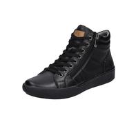 Josef Seibel Damen High-Top Sneaker Claire 11,Weite G (Normal),Wechselfußbett,Sportschuhe,Freizeitschuhe,Turnschuhe,Black-Black,39 EU